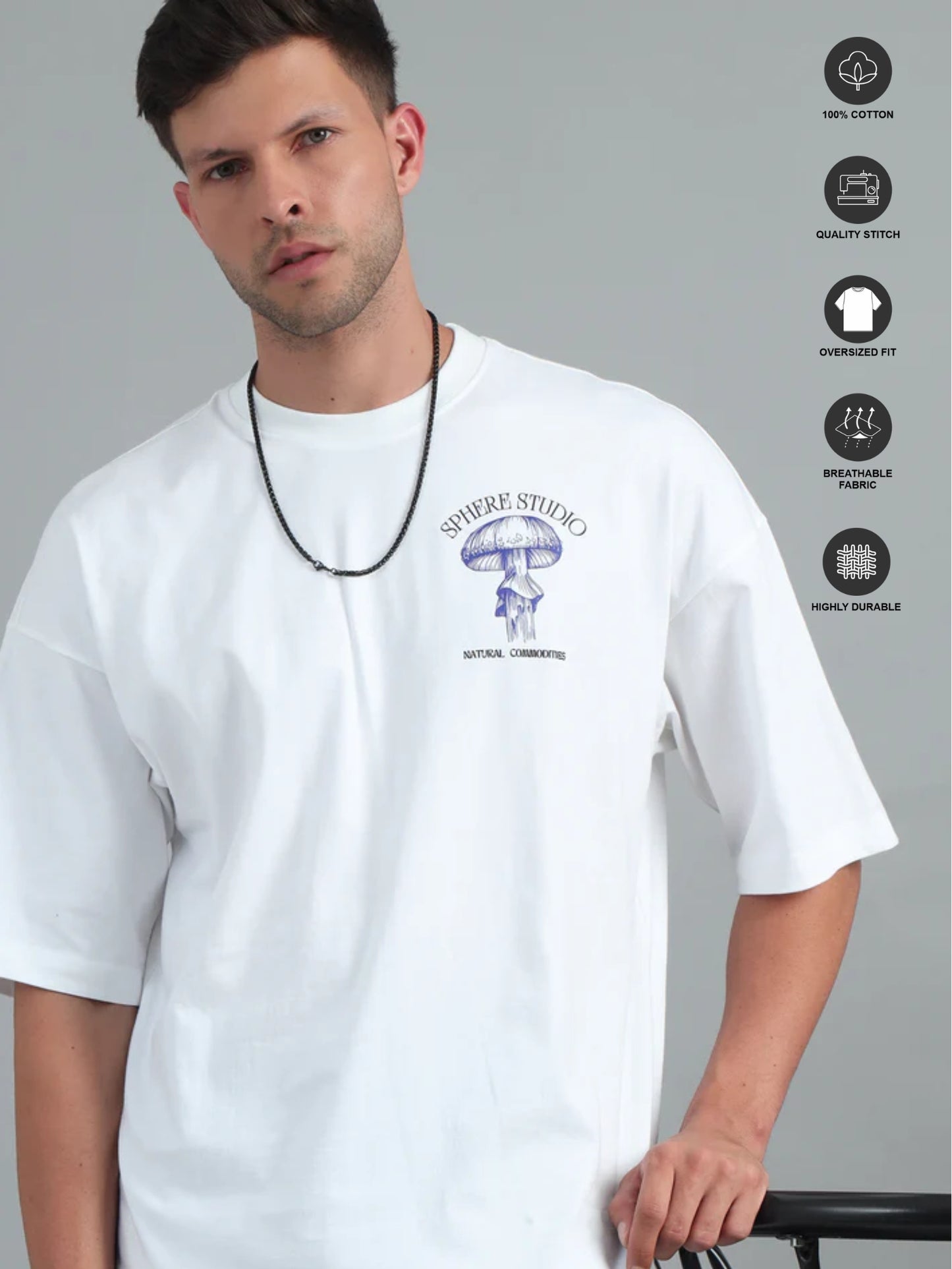 Discover Truth Mushroom Oversize T-shirt