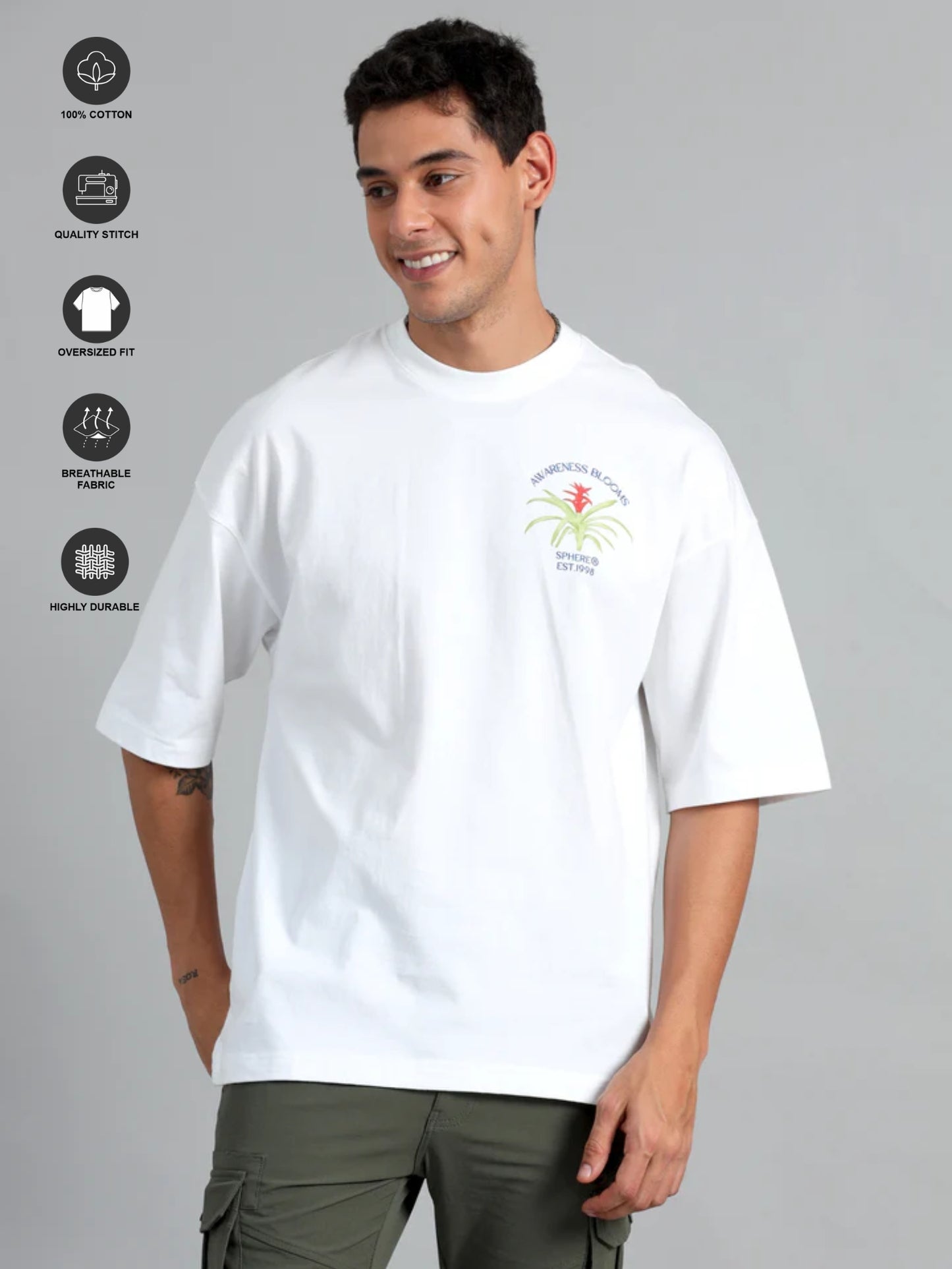 Cultivate Nature Oversized T Shirt