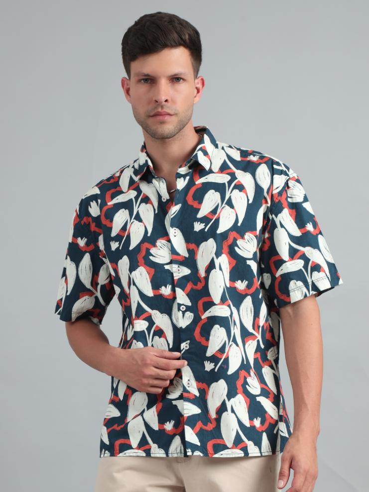 BRUSH STROKE OVERSIZED SHIRT
