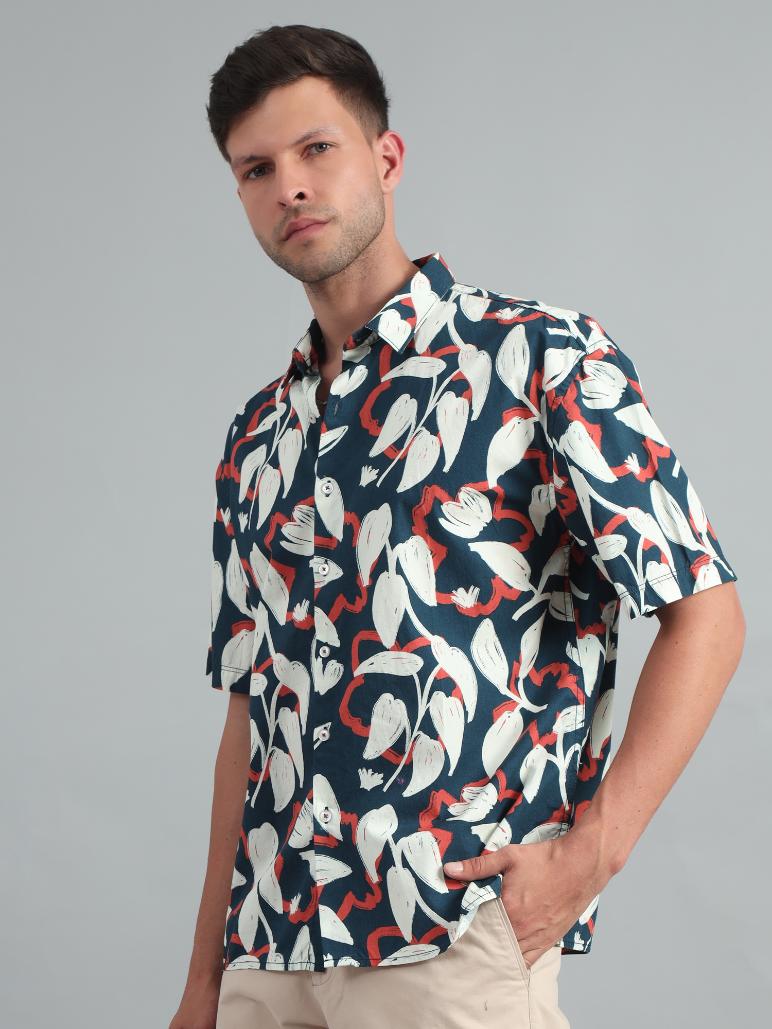 BRUSH STROKE OVERSIZED SHIRT