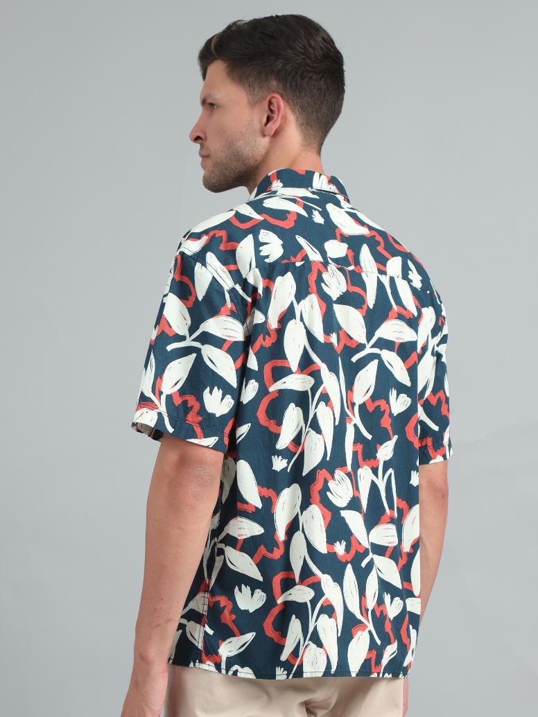 BRUSH STROKE OVERSIZED SHIRT