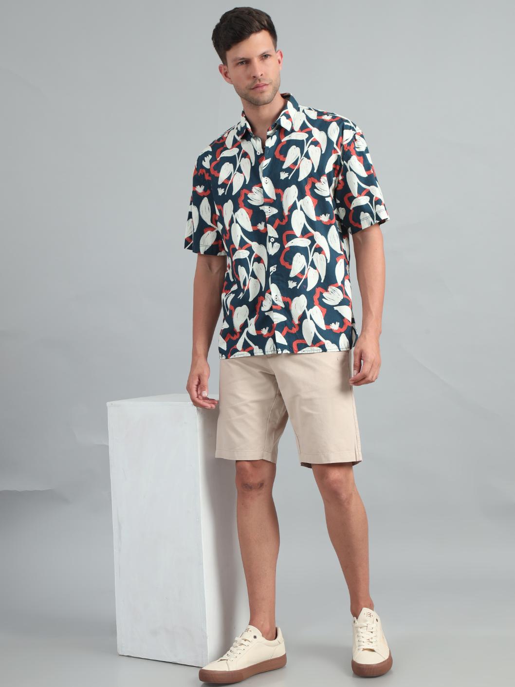 BRUSH STROKE OVERSIZED SHIRT