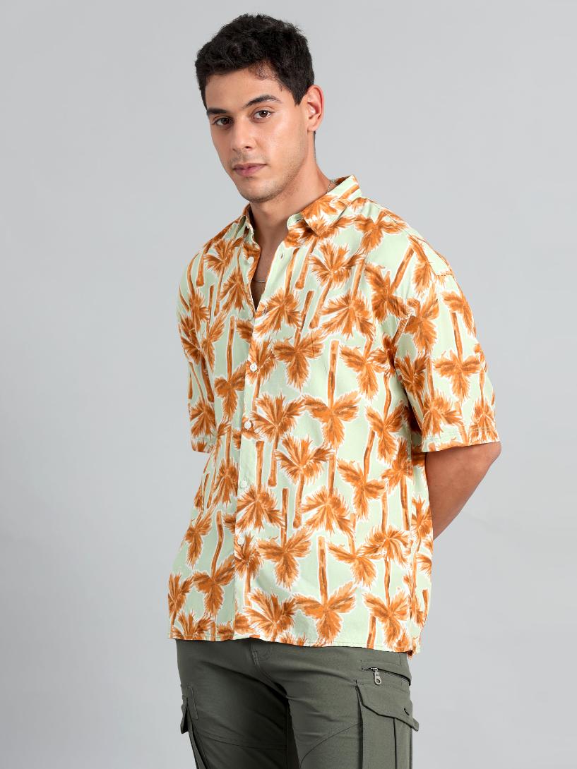 TROPICAL TWILIGHT OVERSIZED SHIRT