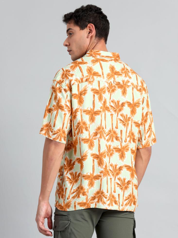 TROPICAL TWILIGHT OVERSIZED SHIRT