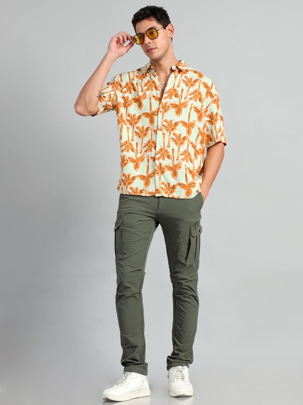 TROPICAL TWILIGHT OVERSIZED SHIRT