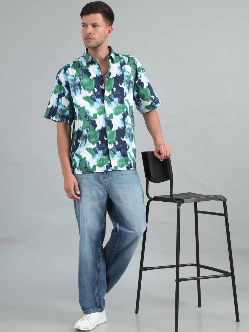 CLOUD BURST OVERSIZED SHIRT