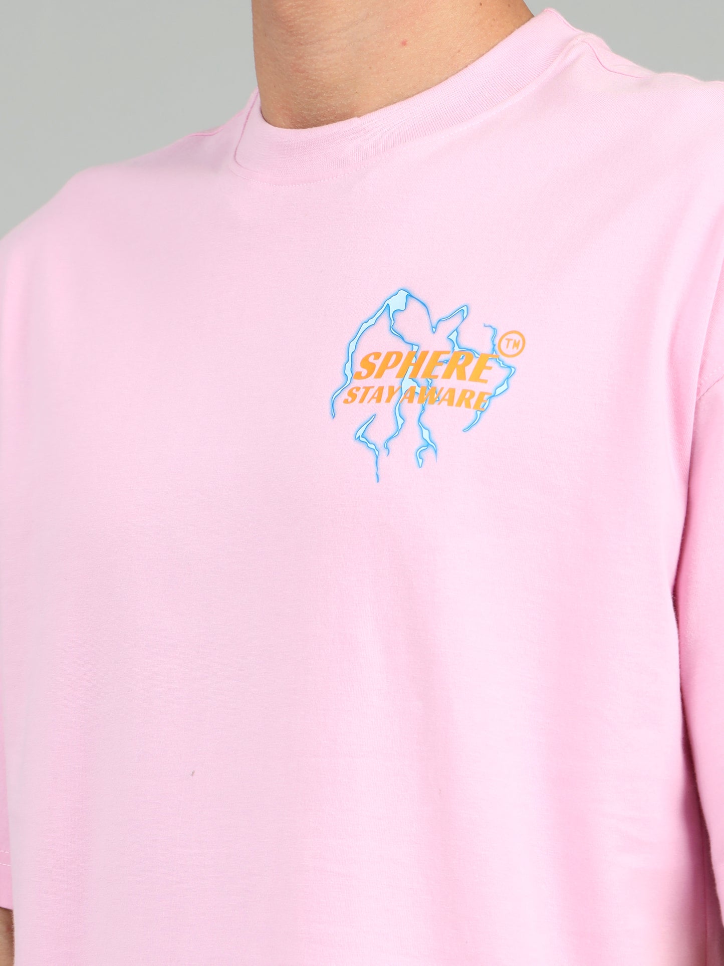 Sphere Thunder Pink Oversized T-shirt
