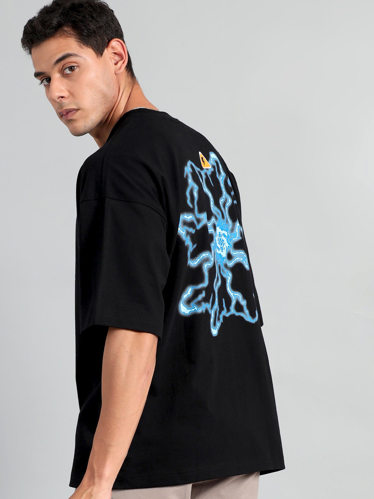 Sphere Thunder Black Oversized T-shirt