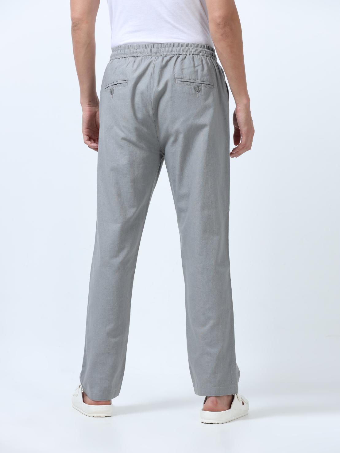Flexactive Grey Linen Pants
