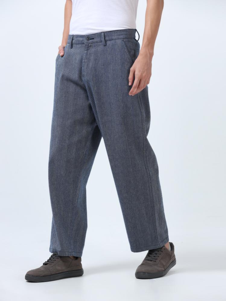 Denim Baggy Fit Korean Pant