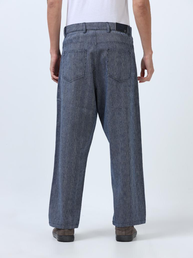 Denim Baggy Fit Korean Pant