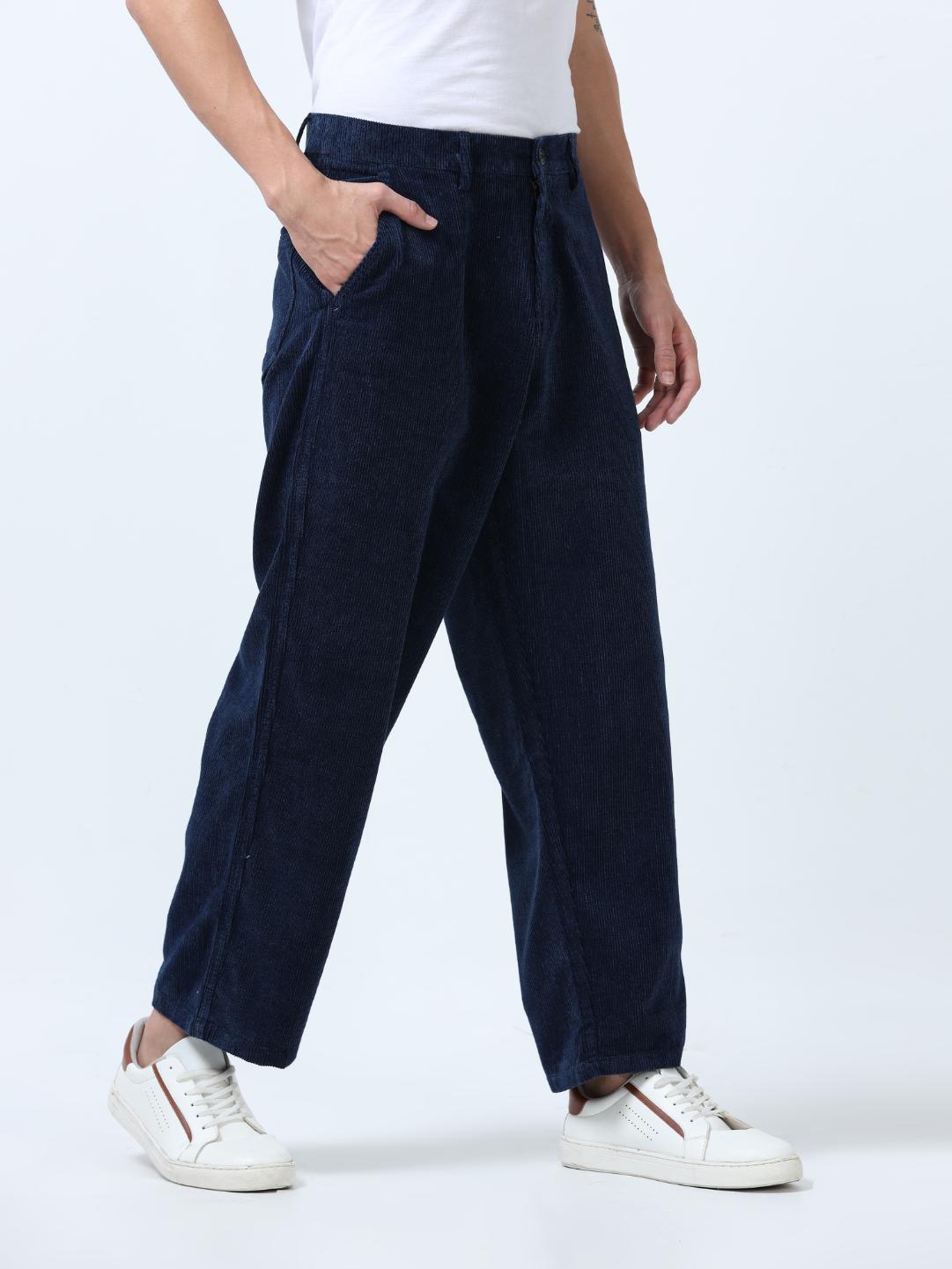 Chord Baggy Fit Korean Pant