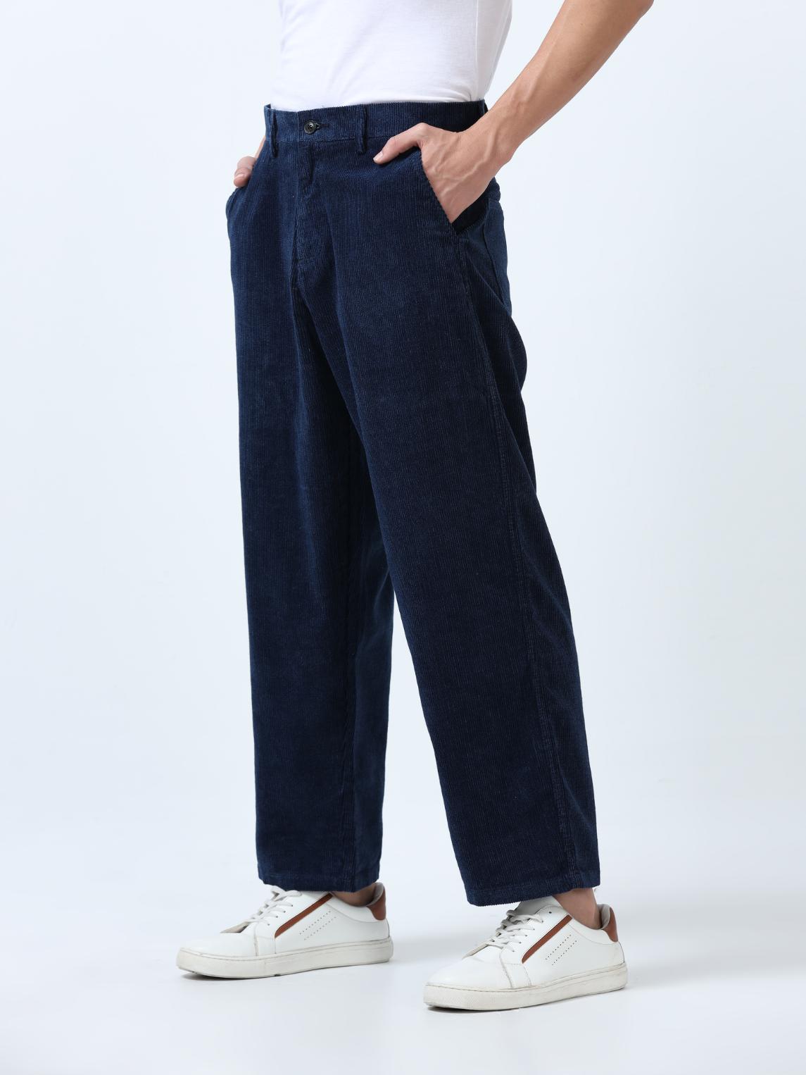 Chord Baggy Fit Korean Pant