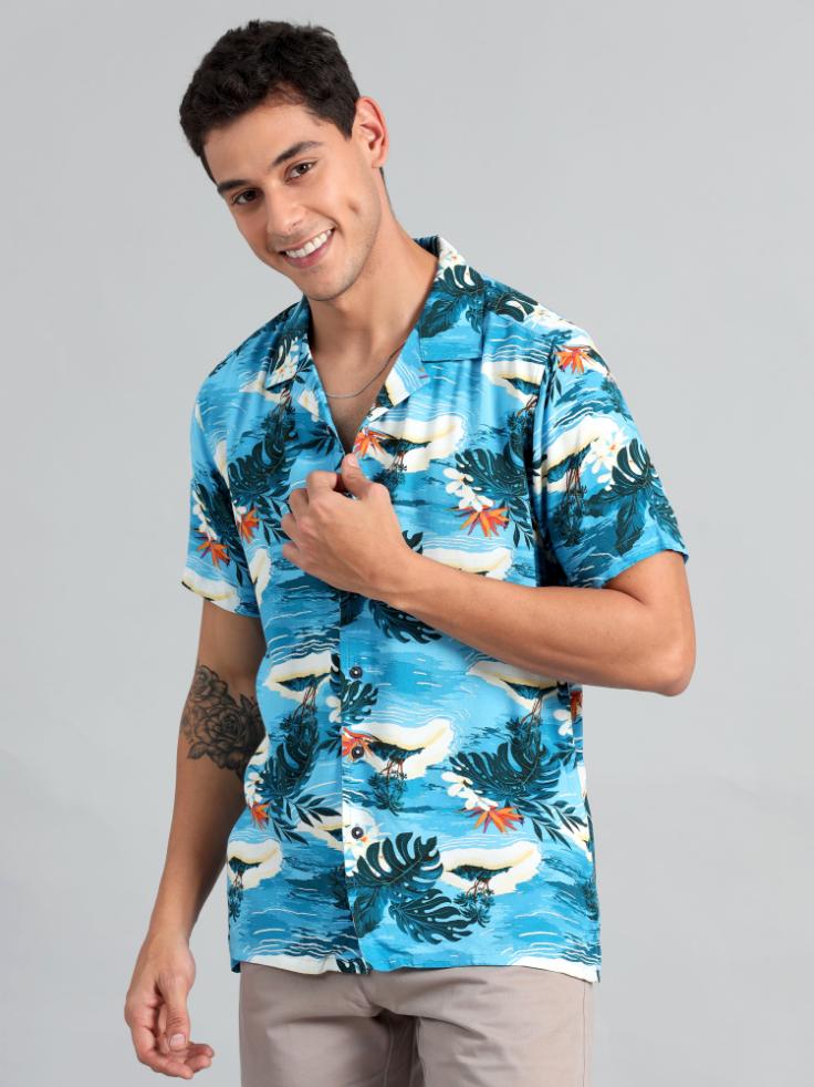 Hawaiian Print Shirt