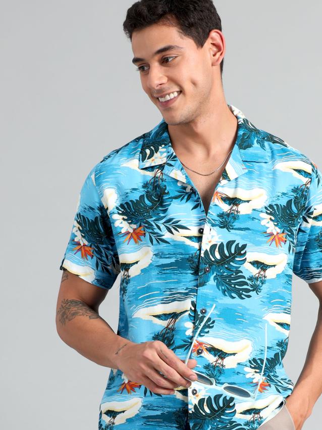 Hawaiian Print Shirt