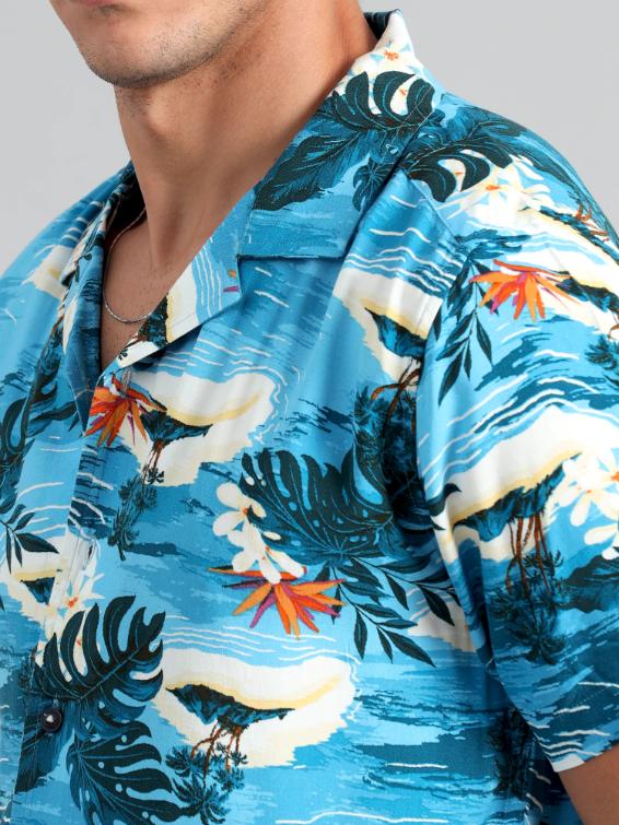 Hawaiian Print Shirt