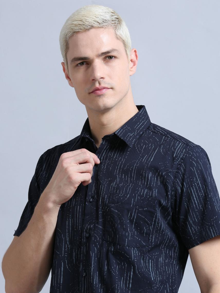 Intellectual Ink Blue Shirt