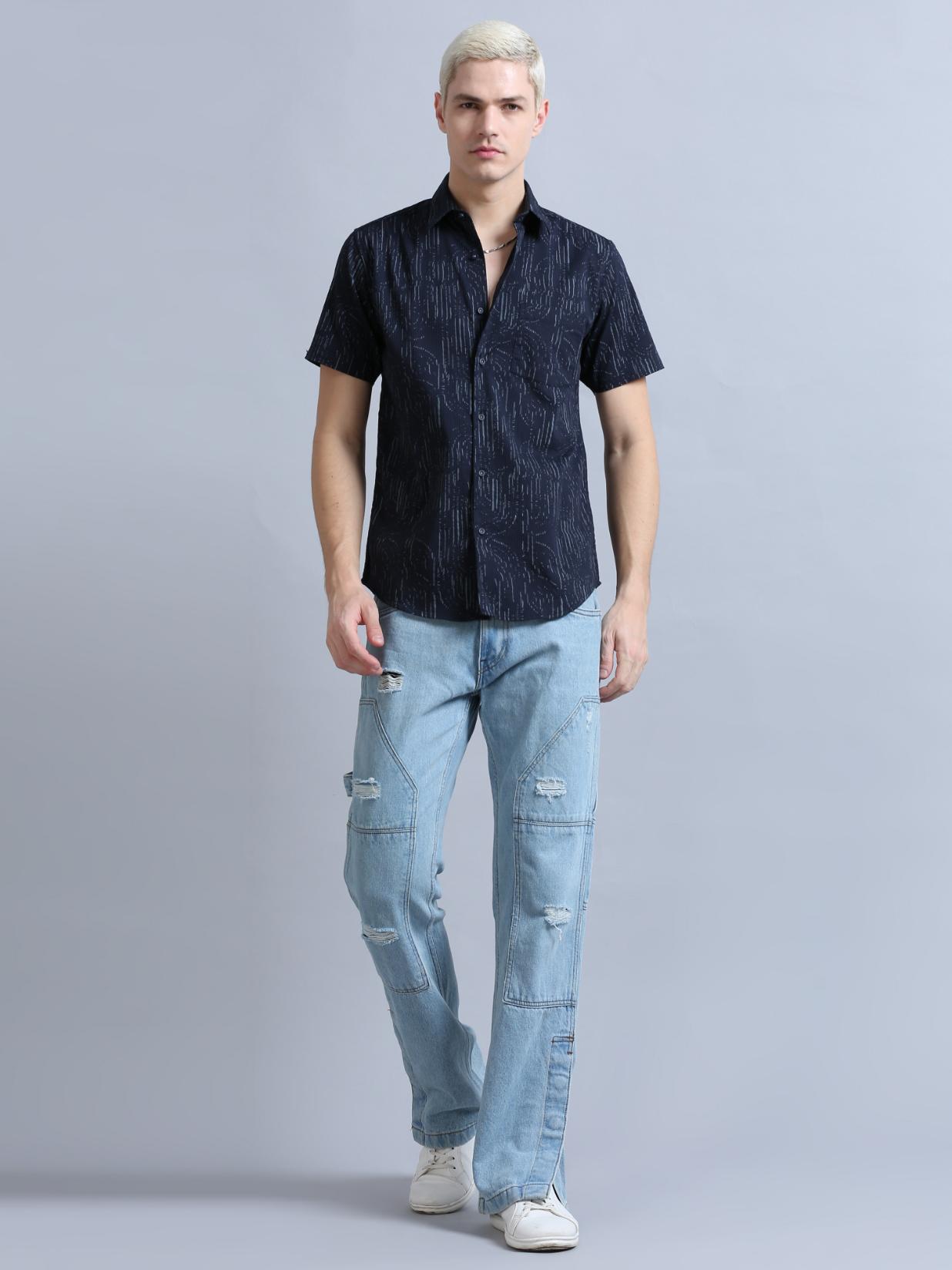 Intellectual Ink Blue Shirt