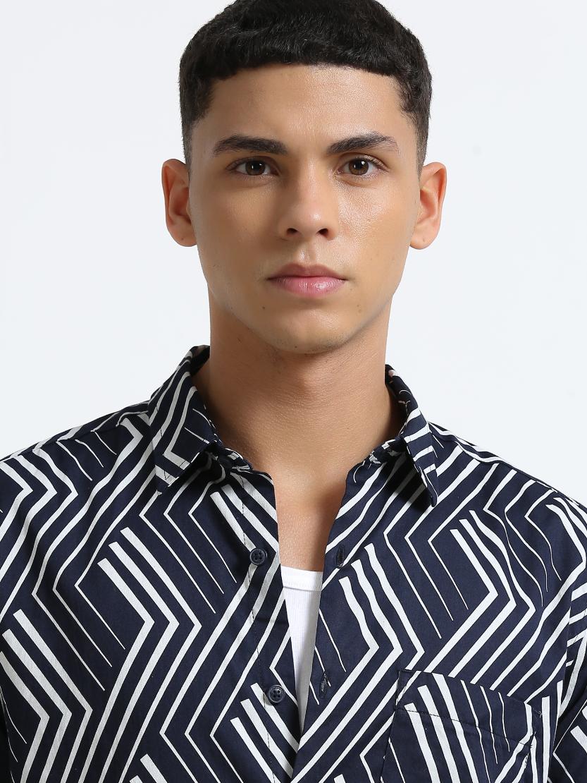Exo Lines Printed Shirt