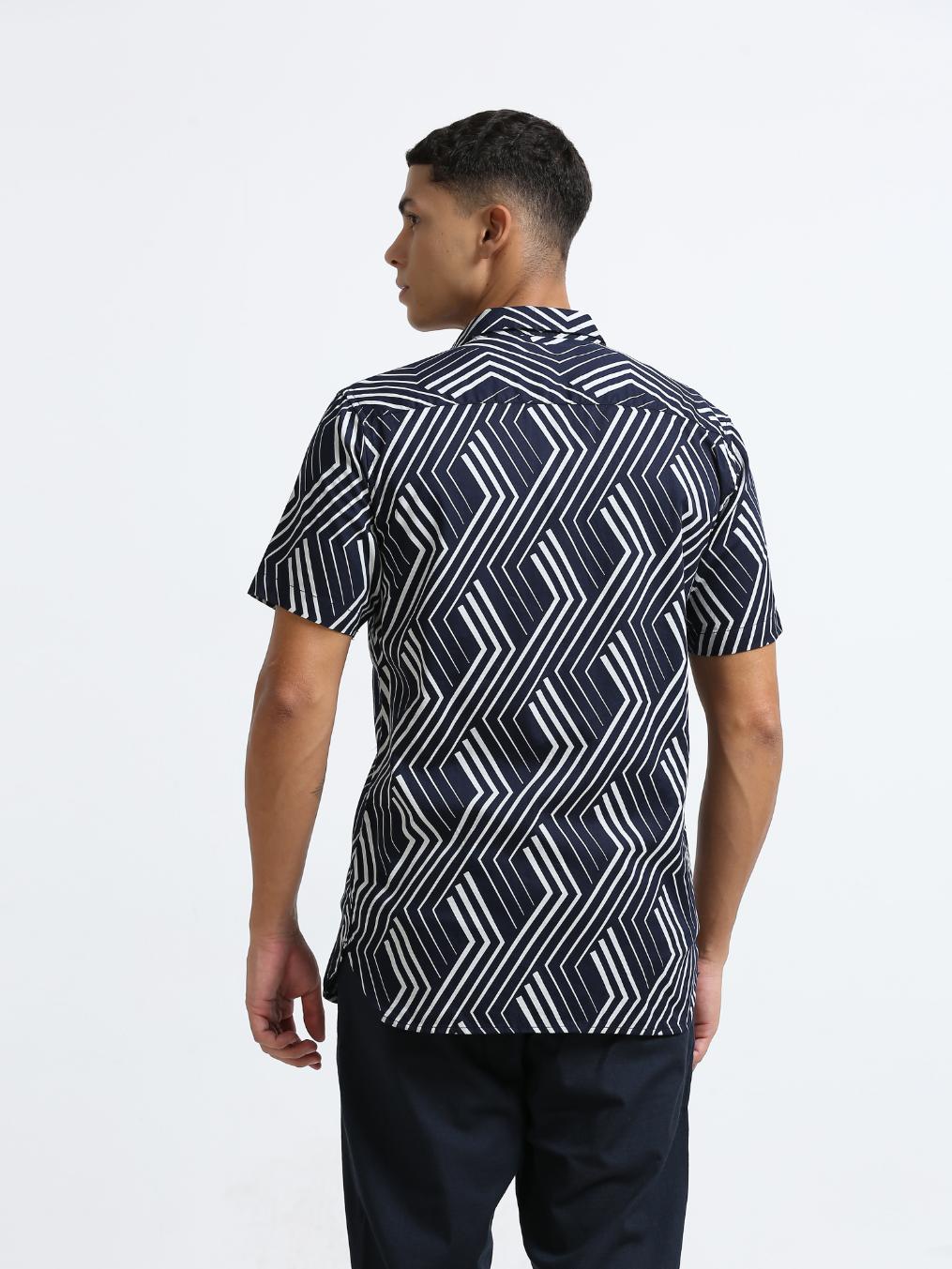 Exo Lines Printed Shirt
