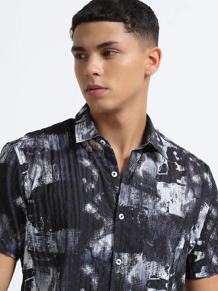 Black Crush Effect Shirt