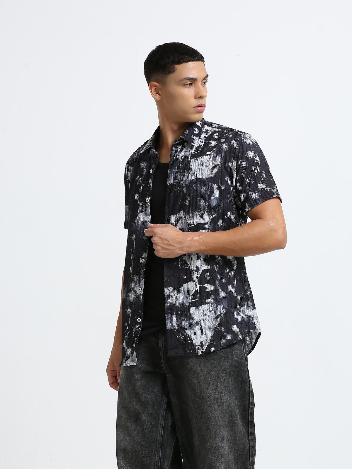 Black Crush Effect Shirt