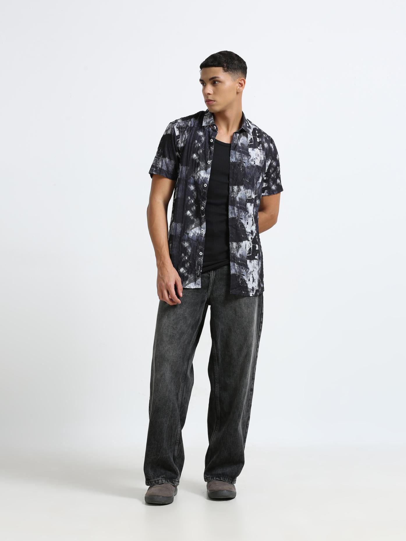 Black Crush Effect Shirt
