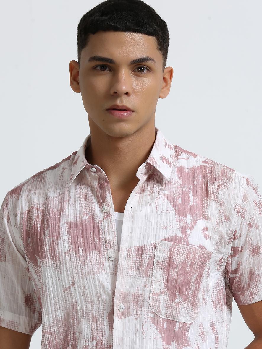 Pastel Pink Crush Effect Shirt