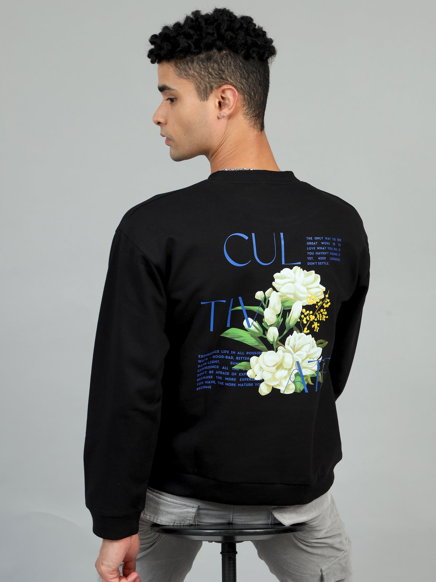Awareness Blooms Oversized Sweatshirt