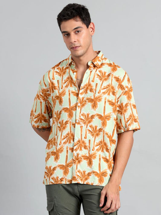 TROPICAL TWILIGHT OVERSIZED SHIRT