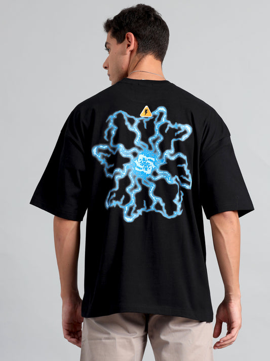 Sphere Thunder Black Oversized T-shirt