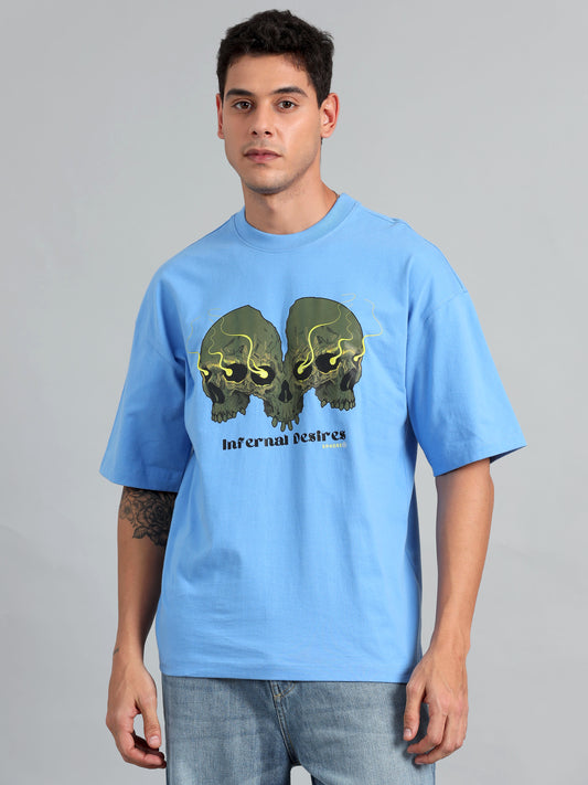 3D Skull Oversized T-shirt