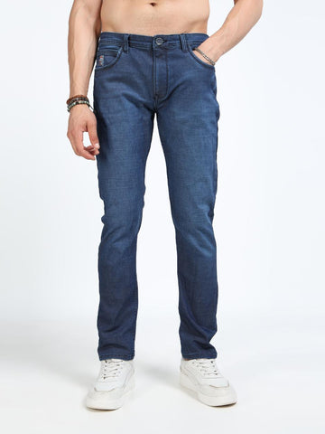 Deep Wash Blue Skinny Jeans