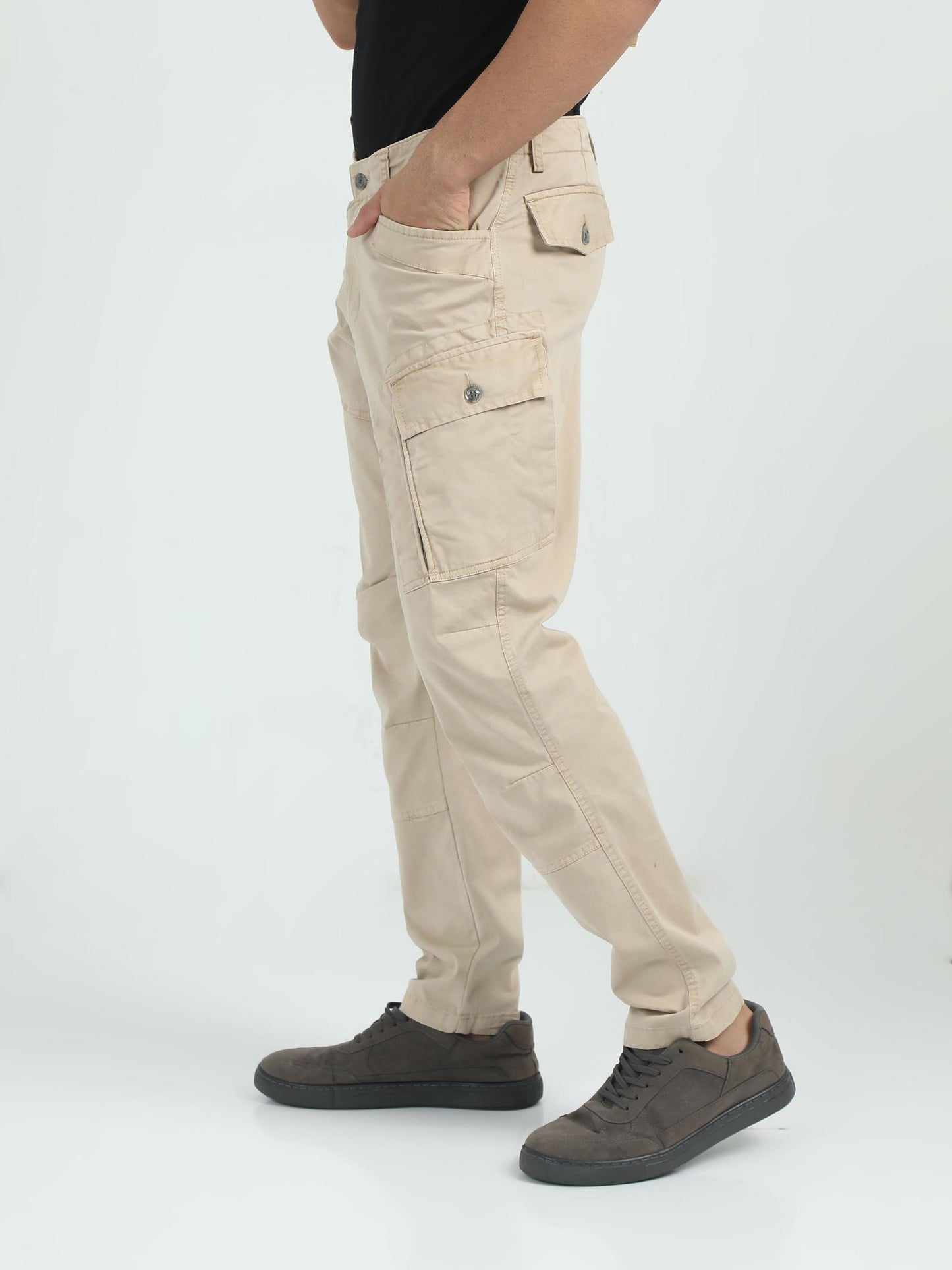 BEIGE HEAVY DUTY OUTDOOR CARGO PANT