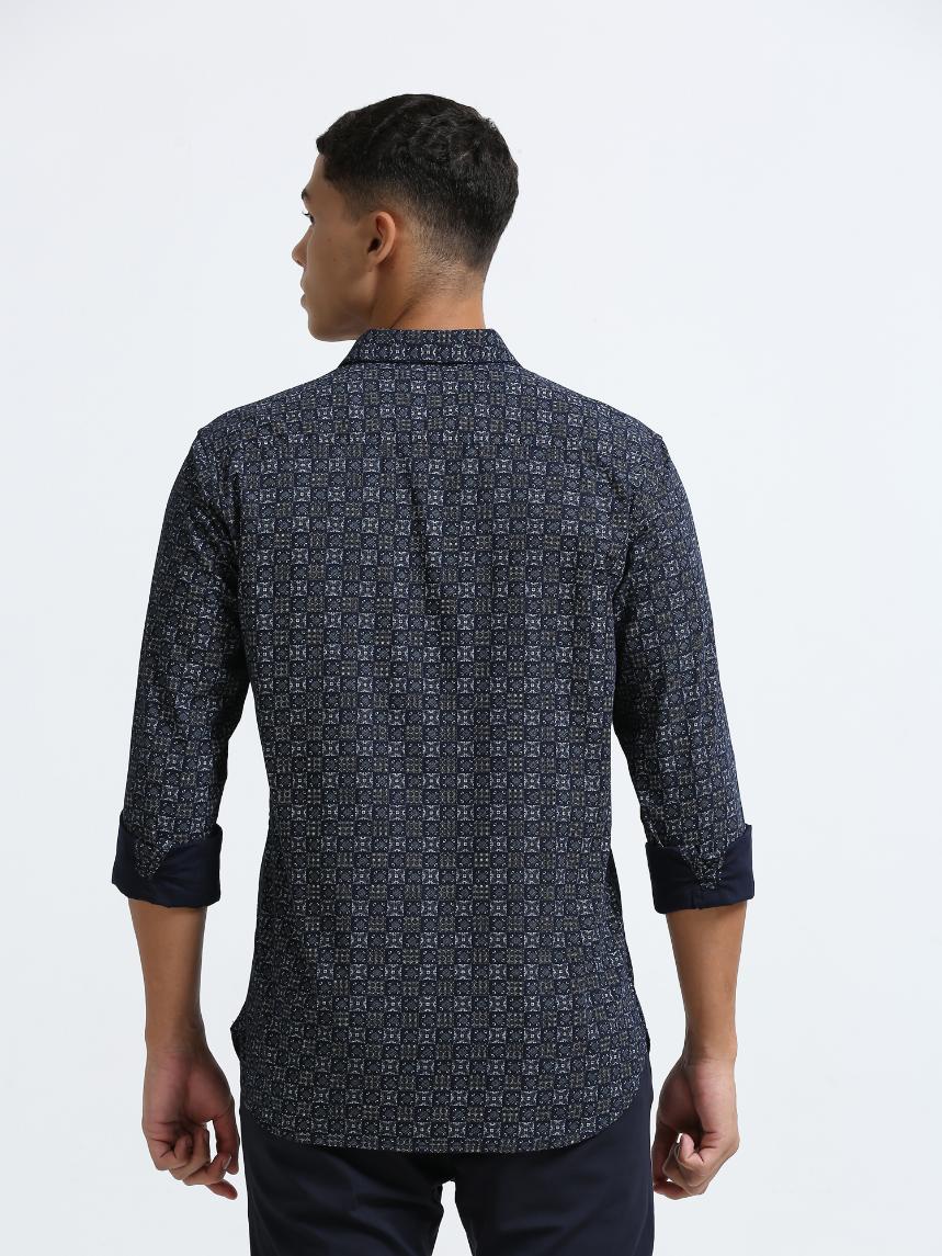 Girdle Navy Blue Shirt