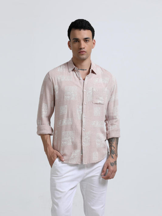 Cubist Pink Shirt