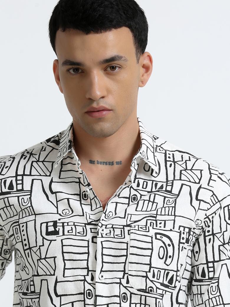 Illustrative Printed Shirt