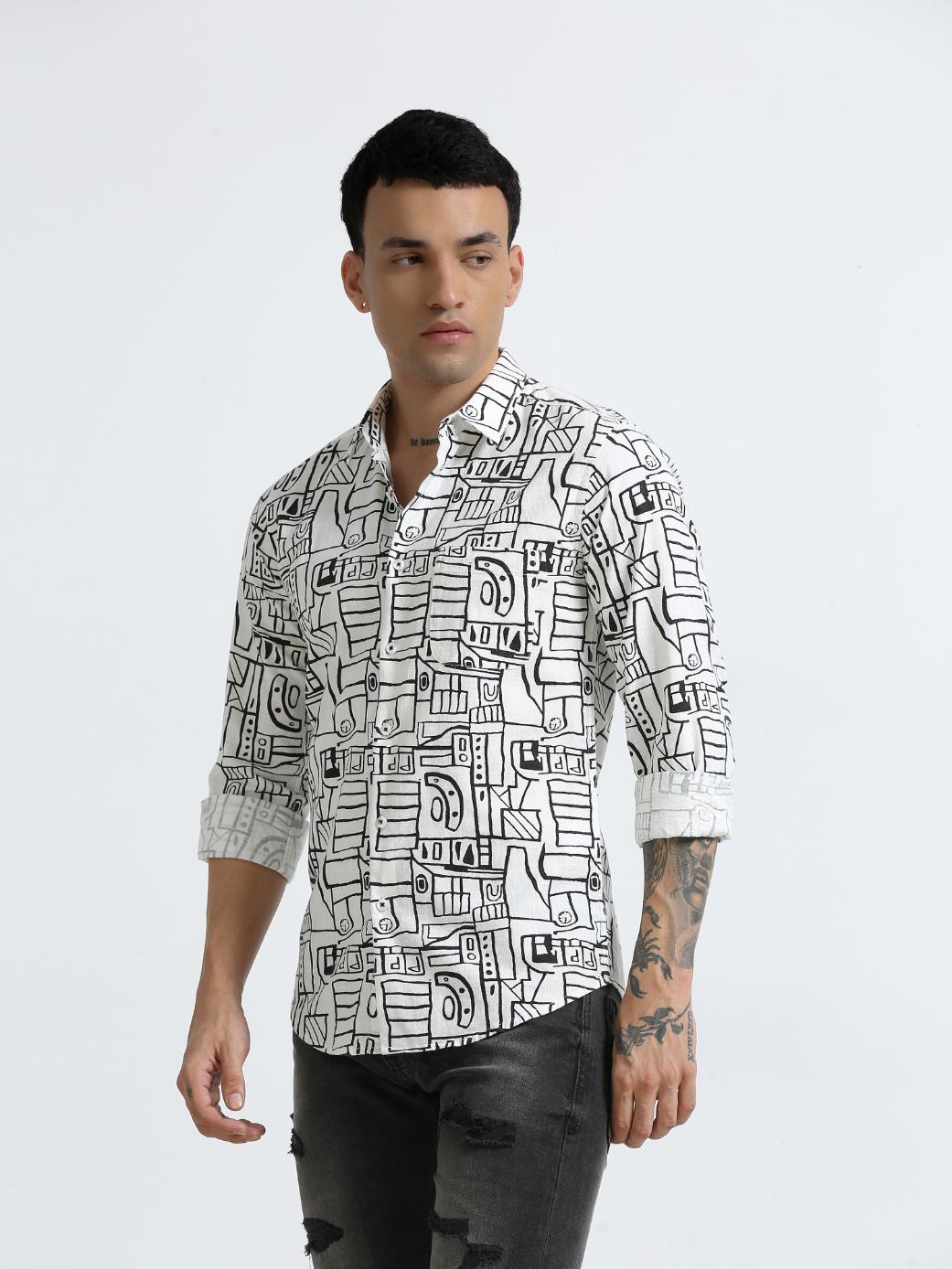 Illustrative Printed Shirt