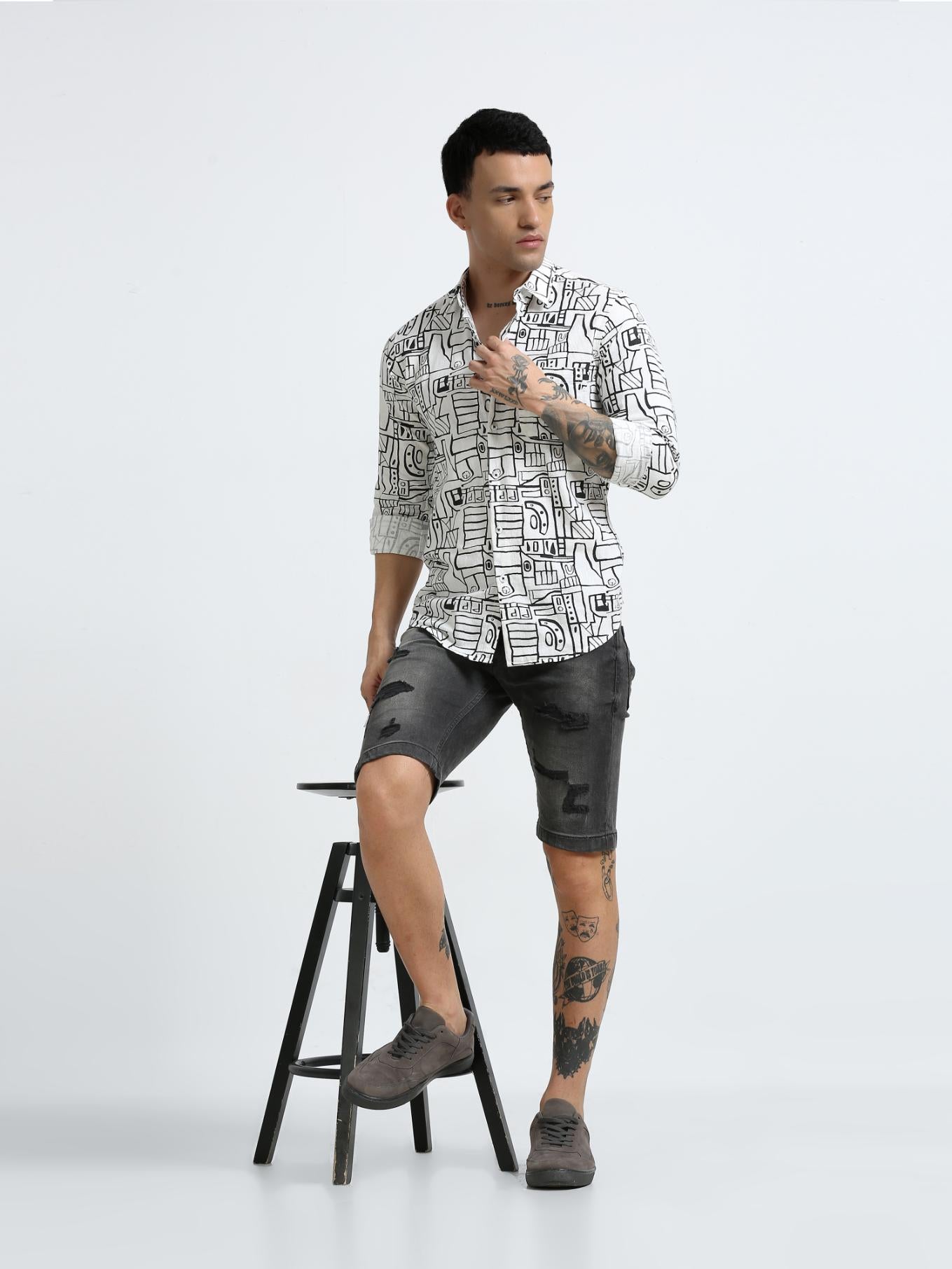 Illustrative Printed Shirt