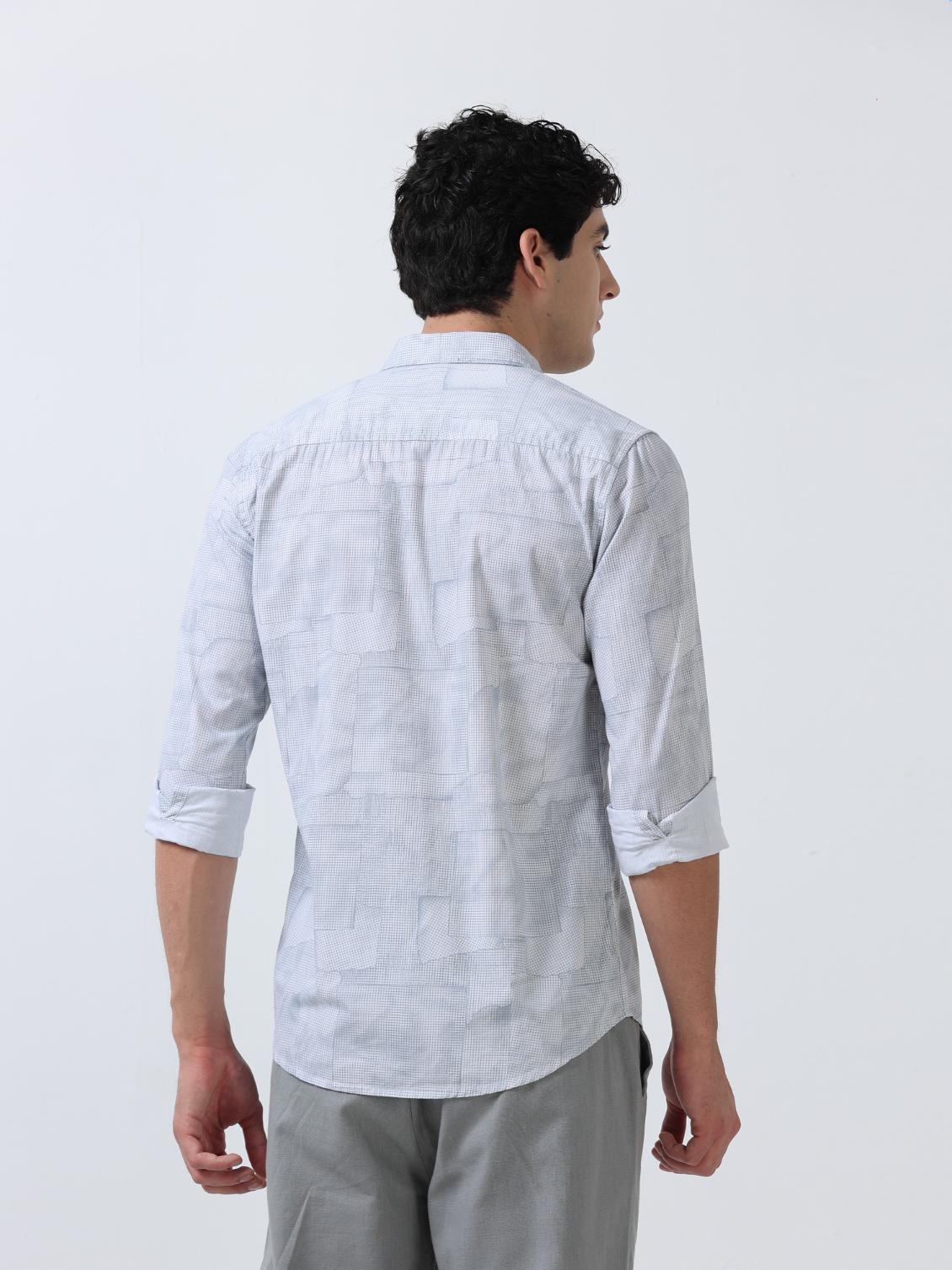 Patchwork Printed Shirt