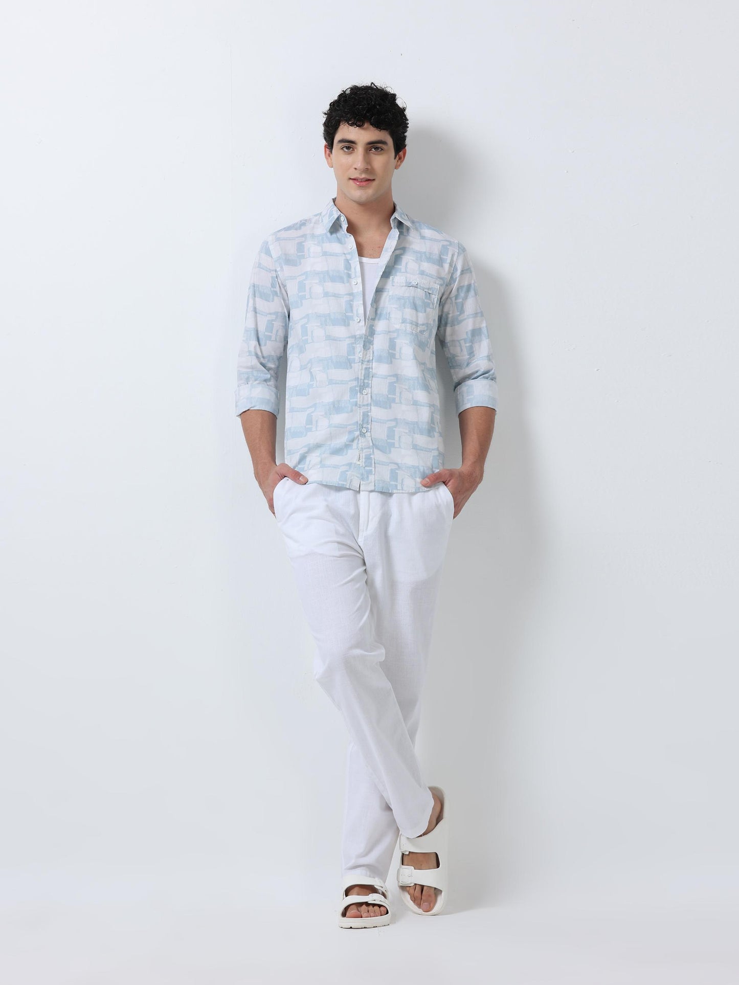 Imprint Abstract White Shirt