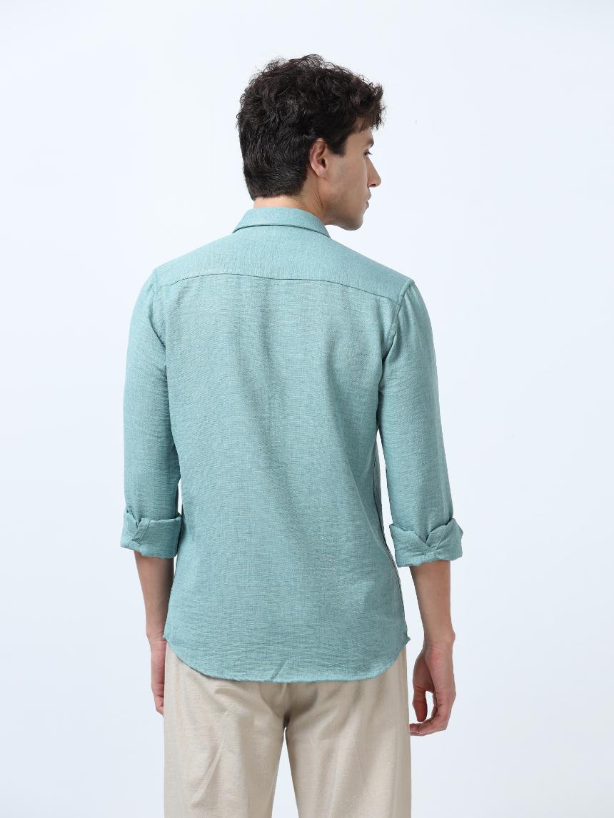 Premium Green Plain Shirt