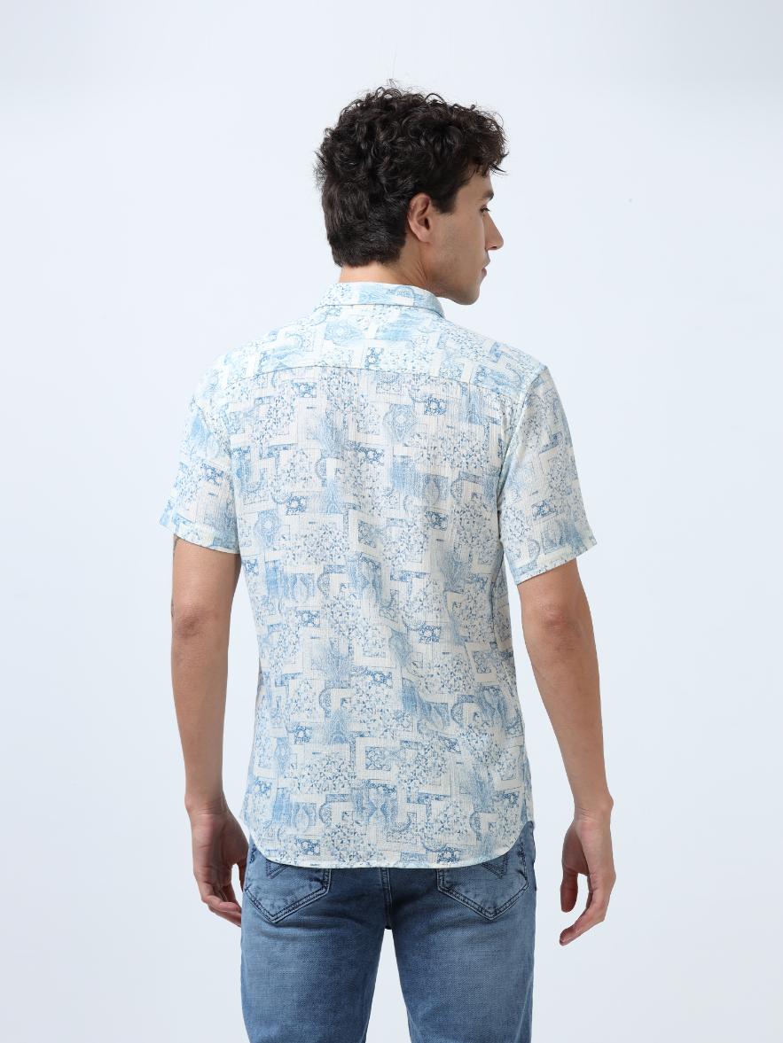 Soft Hued Printed Shirt