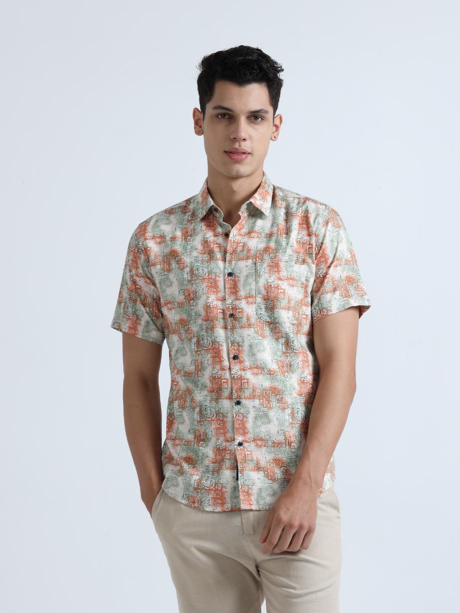 Patriotic Printed Shirt