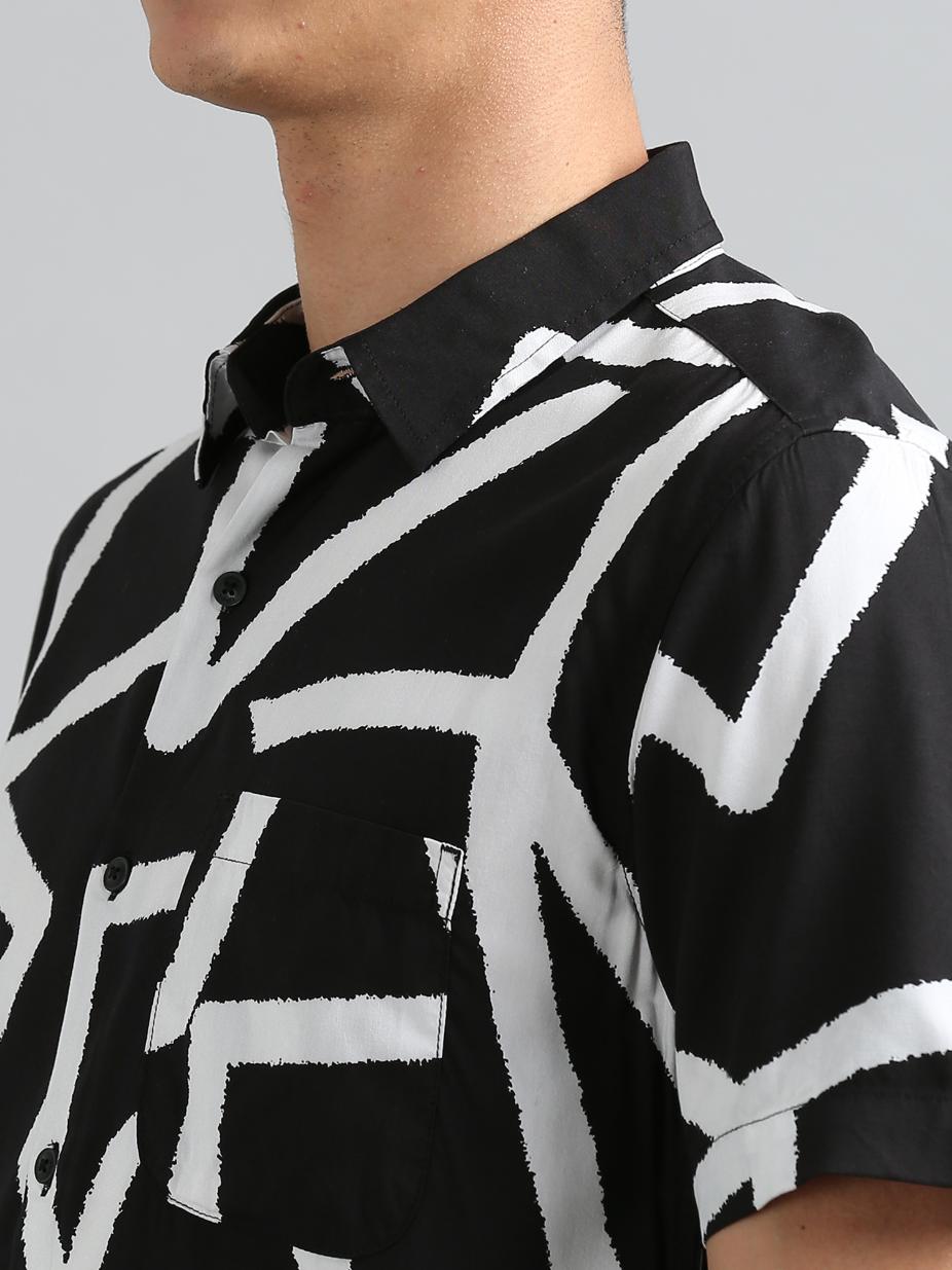 Black Line Art Shirt