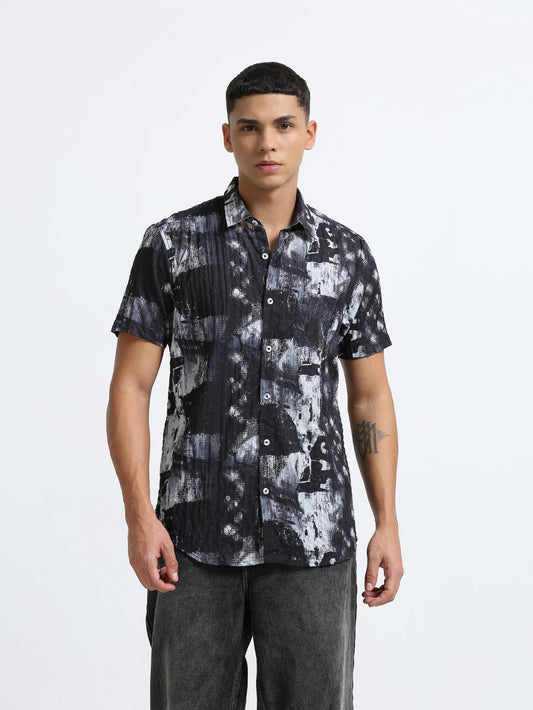 Black Crush Effect Shirt
